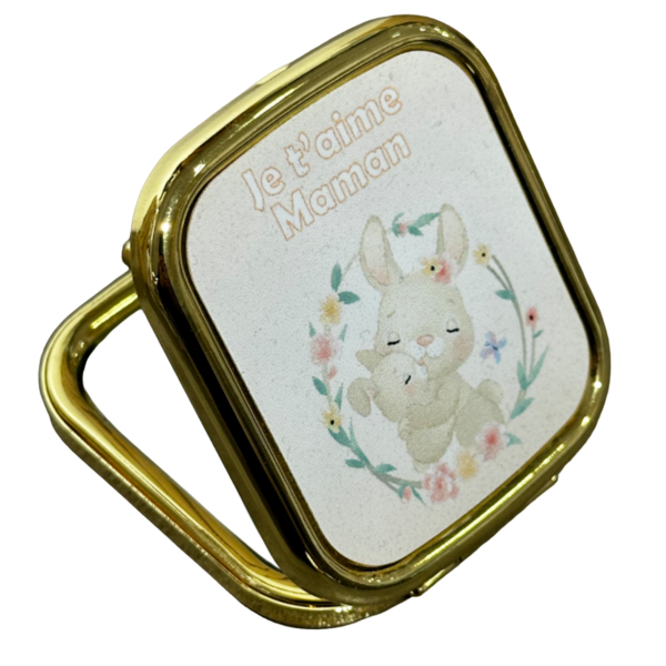 MIROIR DE POCHE LAPIN