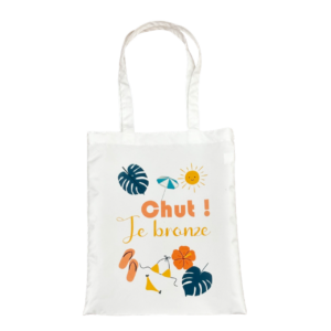 tote bag chut je bronze