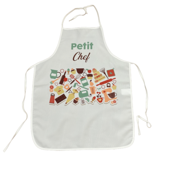 tablier cuisine petit chef (rouge)