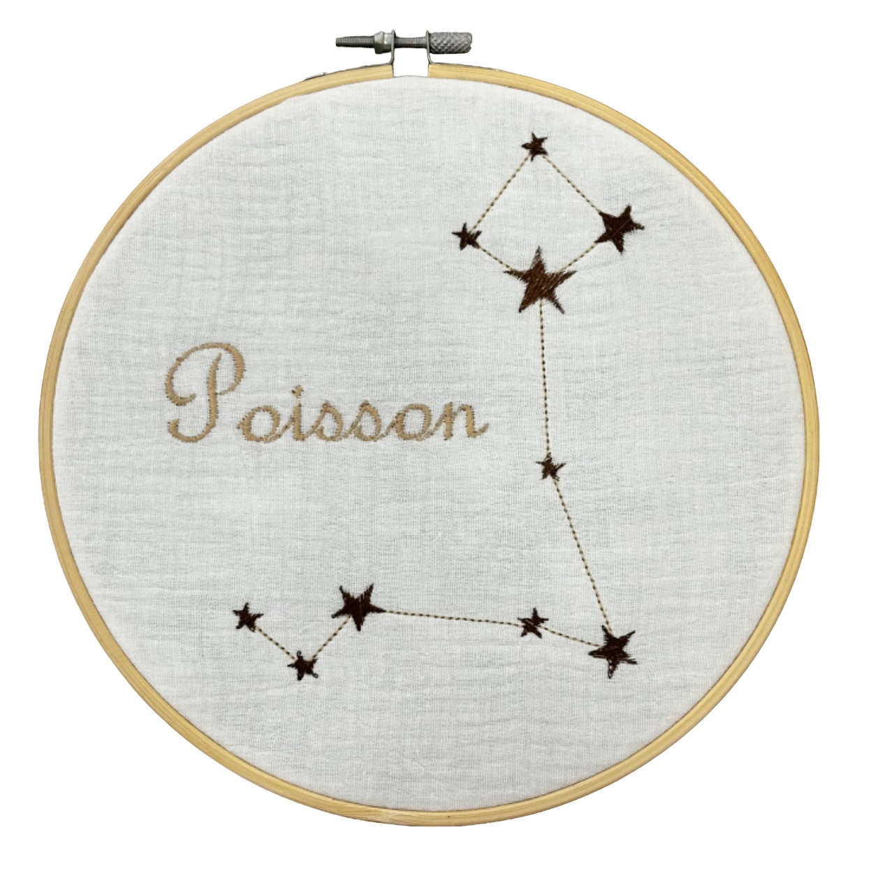 TAMBOURIN CONSTELLATION POISSONS 20CM