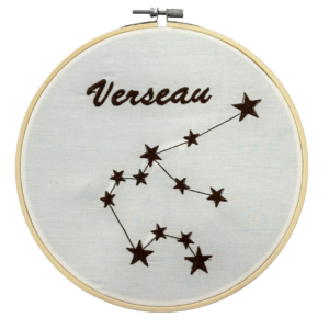 TAMBOURIN CONSTELLATION VERSEAU 20CM