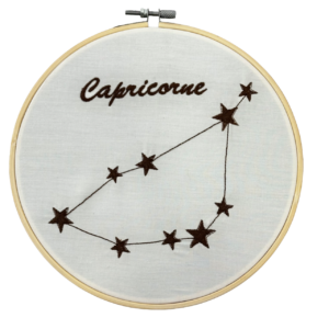 TAMBOURIN CONSTELLATION CAPRICORNE 20CM