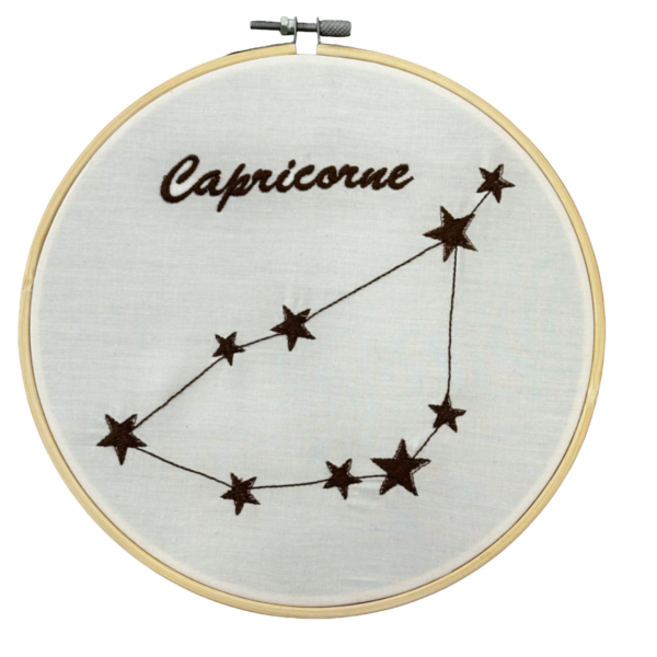 TAMBOURIN CONSTELLATION CAPRICORNE 20CM