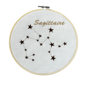 TAMBOURIN CONSTELLATION SAGITTAIRE 20CM