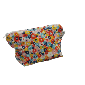 Pochette fleurs multicolore