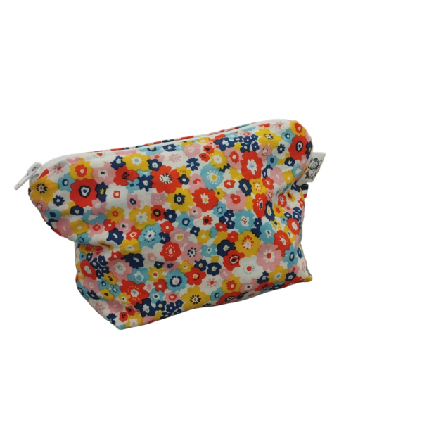 Pochette fleurs multicolore