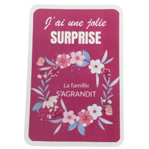 Carte à gratter surprise