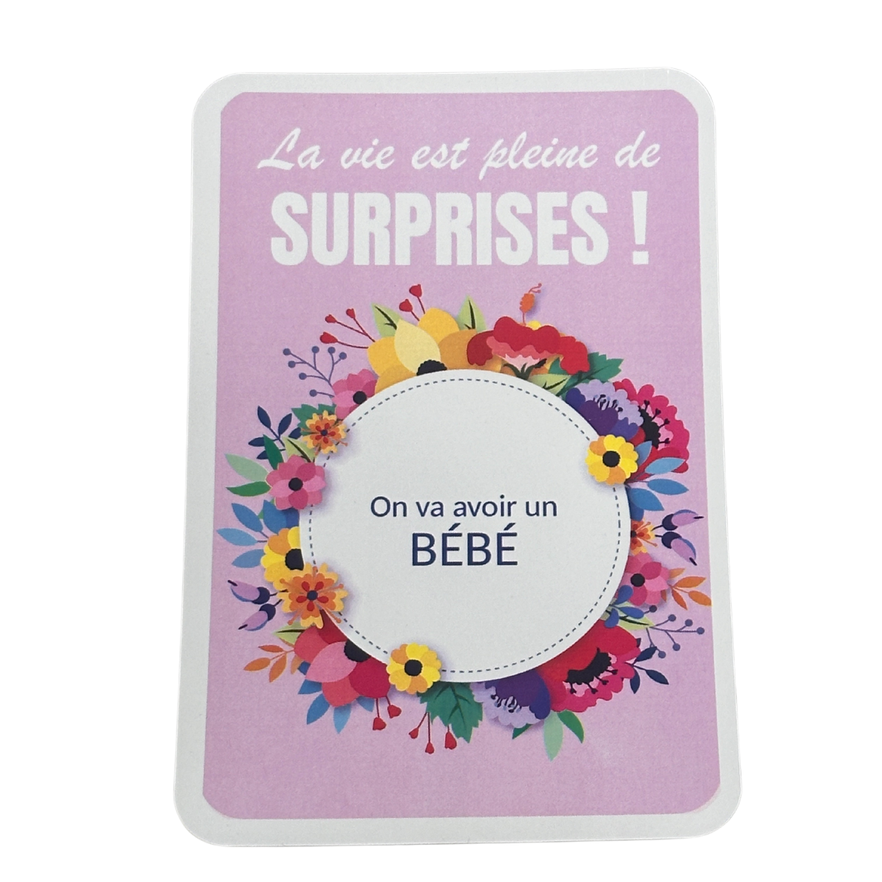 Carte à gratter surprise