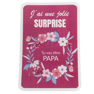 Carte à gratter surprise