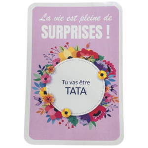 Carte à gratter surprise