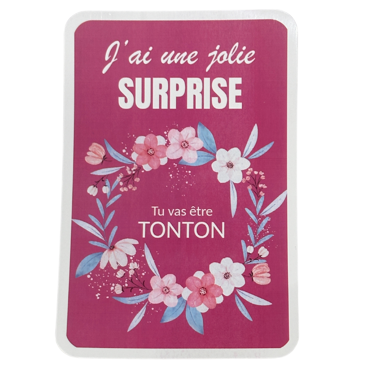 Carte à gratter surprise