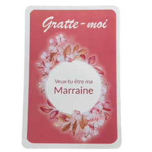 Carte à gratter surprise