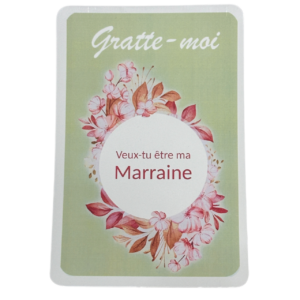 Carte à gratter surprise