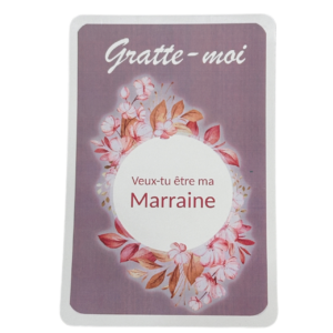 Carte à gratter surprise