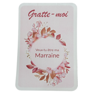 Carte à gratter surprise