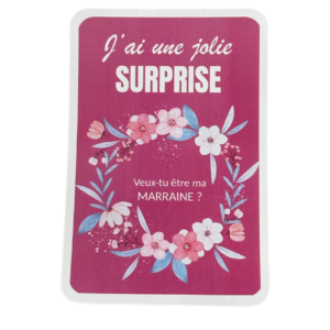 Carte à gratter surprise