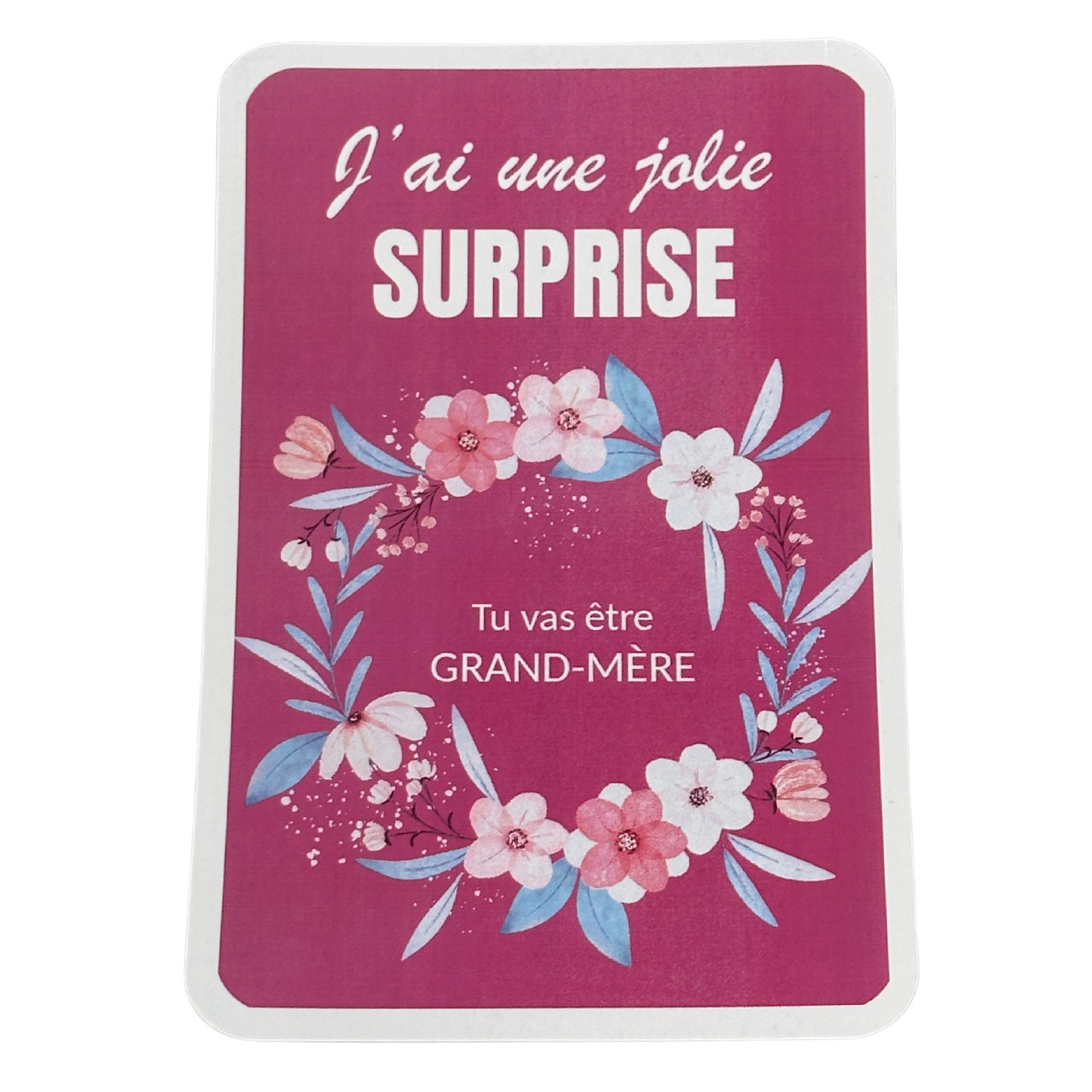 Carte à gratter surprise