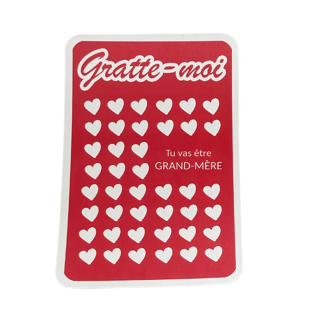 Carte à gratter surprise