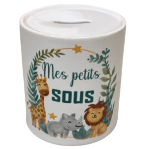 TIRELIRE ANIMAUX MES PETITS SOUS