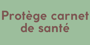 Protège carnet de santé